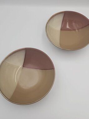 2-Sango Gold Dust Sienna 5039 Soup Cereal Salad Bowls 7 3/4” Tan Brown